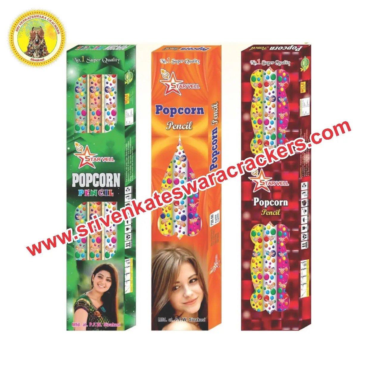 popcorn candle(5pcs) image