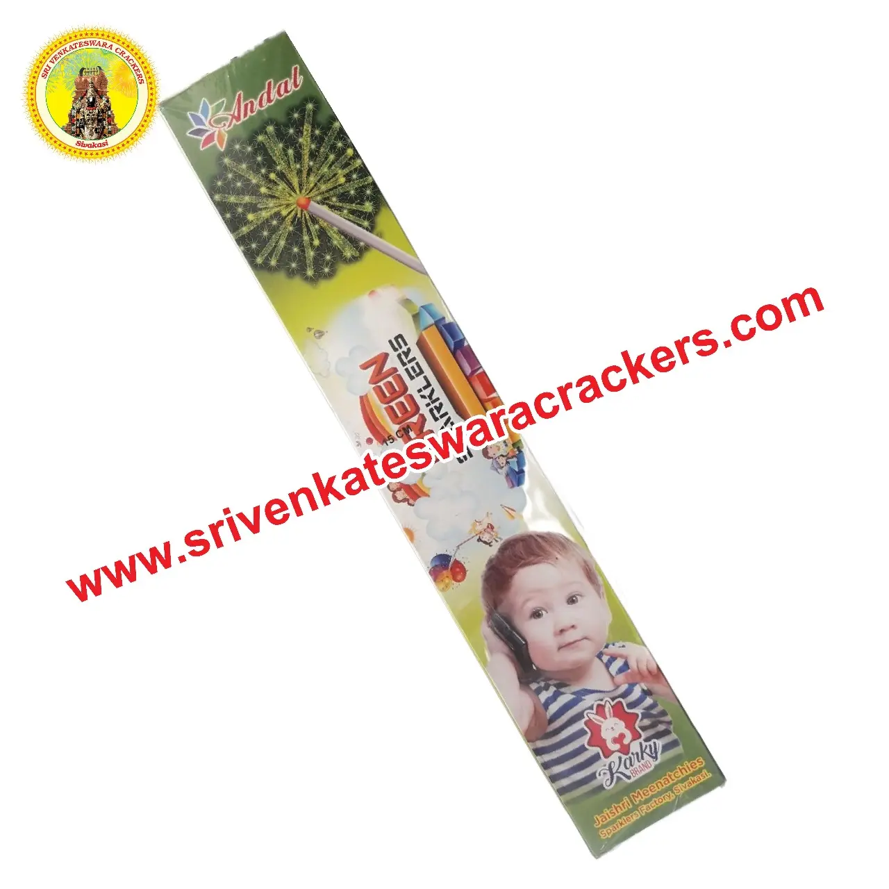 7cm Green Sparklers image
