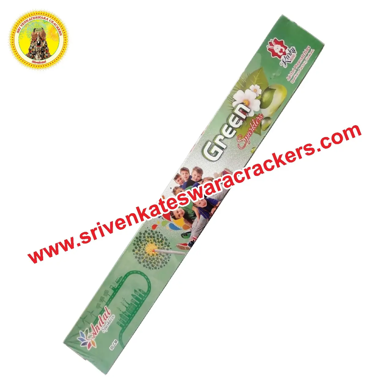 30cm Green Sparklers image